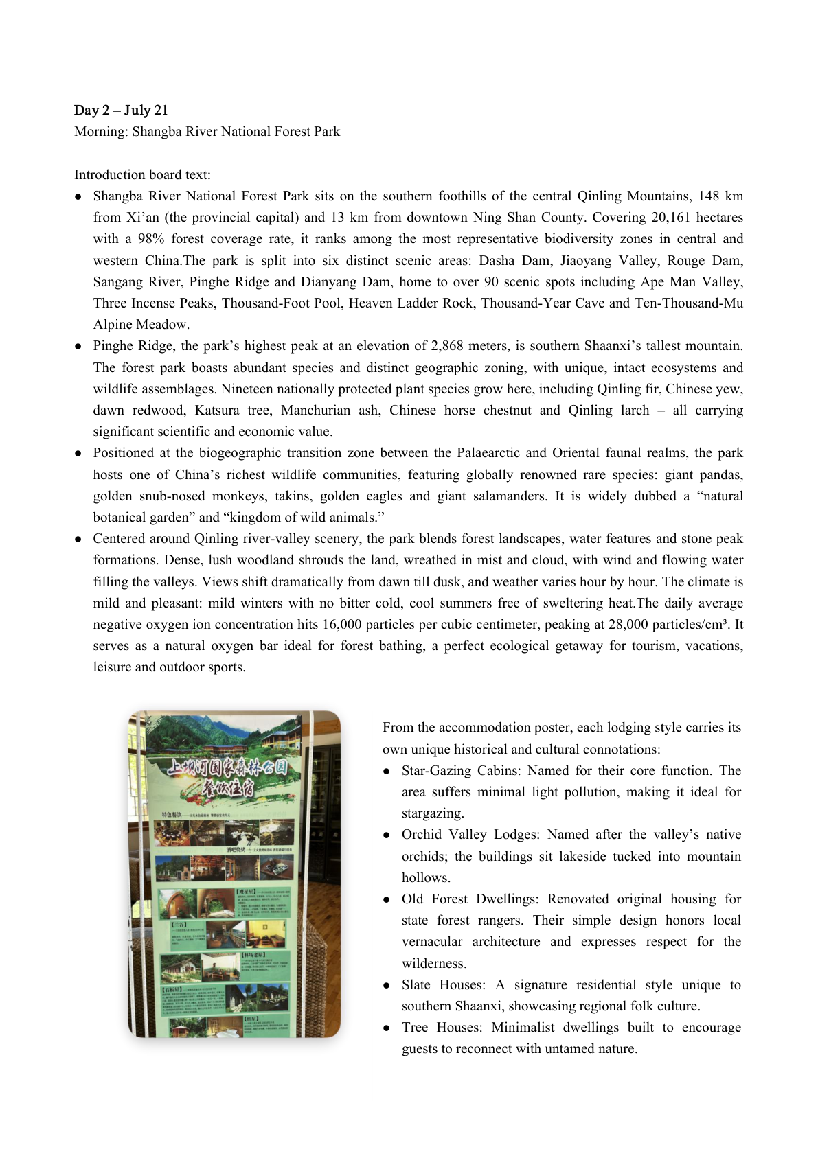 Day 2 Diary first page